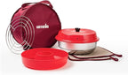 Omnia Kit 1, Set of 5 Products - Camp Oven, Silicone Mold, Potholders, Baking Grid and Storage Bag - Ultimate Starter Kit for Omnia Recreational Oven