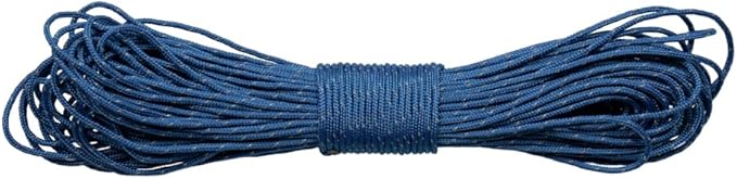 Paracord Planet – Fluorescent 1.75mm Reflective Guyline 95 Paracord Tent Rope Camping Parachute Cord – Royal Blue – 65ft