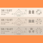 Luxury Four-Season Yurt Tent | Spacious Canvas Bell Tent with Stove Jack | Heavy-Duty Cotton Blend | Ultimate Family Glamping Shelter