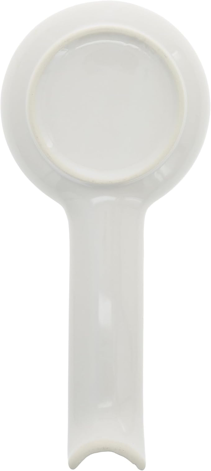 Pavilion Gift Company - At The Cabin - Bear 9" Stoneware Ceramic Spoon Rest Woodsy Outdoorsy Adventure Cabin Camping Camper Camp RV Tent, Gray & White