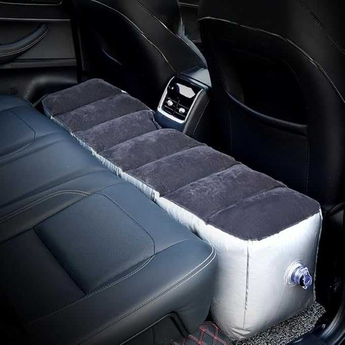 Inflatable Car Air Mattress Back Seat Bed for Ford F-150 2015-2020 2021-2025, Back Seat Gap Pad Mattress Camping Air Couch for Sleeping Travel Rest,130x28x36cm