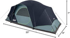 Coleman Skydome XL Large Family Tent with 5 Minute Setup, Weatherproof 8/12 Person Tent with Rainfly & Carry Bag, Fits Multiple Queen Airbeds, Made of PFAS-Free Materials