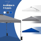 10x10 FT Pop Up Canopy, Easy Up Canopy Tent for Outdoor Patio, Backyard Parties Camping & Beach, Heavy Duty Instant Canopies with 1-Button Setup, 3 Adjustable Heights, UPF 50+ & Wheeled Bag