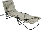 Kamp-Rite Anniversary Series 1 Person Tent cot with 20 Degree Outfitter Sleeping Bag and Self Inflating Sleeping pad for Camping Hunting Fishing 3 Piece Bundle Package (Tan)