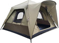 Turbo Heavy-Duty Camping Tent – Quick-Setup 4-Season Family Tent with Waterproof 150D Shell & Instant Frame – Choose Capacity (HD 300/HD 450) & Color