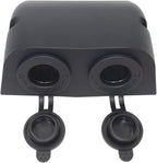12-24 V Multifunctional 2 Hole Tent Type Car Modification Dual Cigarette Lighter Splitter Power Sockets Female Power Outlet Adapter for Portable Auto Electronic Devices