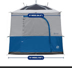 E-Z UP Camping Cube Sport, Converts 10' Angled Leg Canopy into Camping Tent