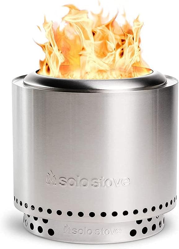 Solo Stove Ranger Backyard Bundle | Smokeless Fire Pit Kit Ideal for 2–4 People | Includes Stand, Shield, Lid, Shelter | Portable Wood Burning, Removable Ash Pan, Stainless Steel