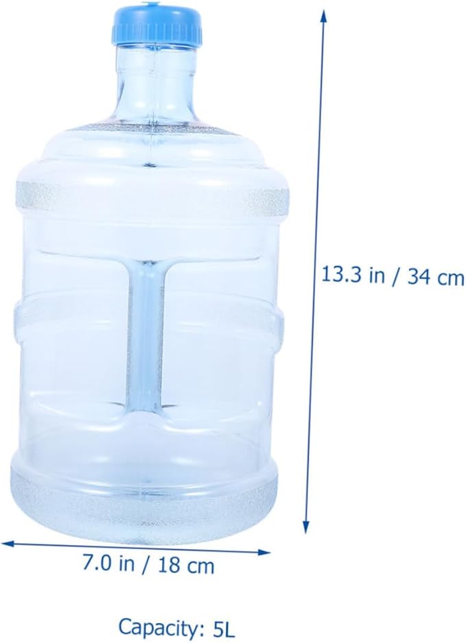 GANAZONO Thick Material Reusable Water Bottle Filter Large Capacity Outdoor Water Container for Camping Hiking