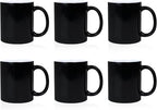 11oz Color Changing Mugs Sublimation Ceramic Coffee Mugs Set of 6 Pcs Mugs Porcelain Espresso CupsMagic Mugs DIY for Coffee Soup Tea Milk Latte Hot Cocoa etc