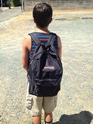 Trail maker Backpack with School Supplies for Kids - 20 Piece Back to School Supplies with 17" Backpack (Black)