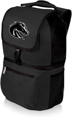 PICNIC TIME NCAA Boise State Broncos Zuma Backpack Cooler - Soft Cooler Backpack - Lunch Cooler, (Black)