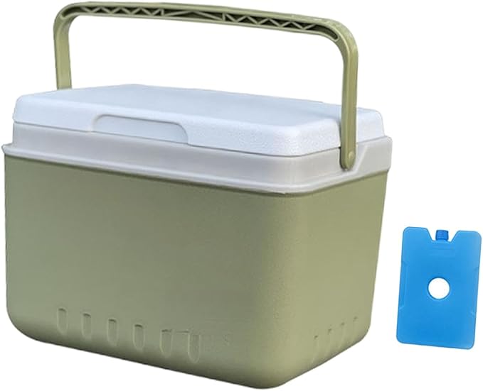 MYCENSE Insulated Ice Cooler, Portable Storage Case Drink Bucket, Versatile Fridge Hard Ice Chest Box for Camping Picnic Beach BBQ Tailgating Fishing