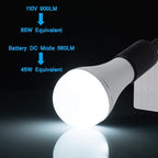15 Pack HOLDWILL Rechargeable Emergency LED Bulb, Multi-Function Battery Backup Emergency Light for Power Outage Camping Outdoor Activity 9W 900LM 60W Equivalent White Daylight 6000K with E26/E27 Base
