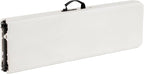 Plastic Folding Bench - Portable Bench Used for Indoor, Outdoor, Picnic, Party, Camping, Dining Seat, Garden Soccer Multipurpose Entertaining Activities, White (1, White, 6 Feet)