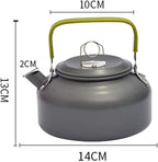 Camping Backpack Tableware Outdoor Cookware Pot Picnic Canteen Survival Hiking Military Boiler Frying Teapot Set Kettle