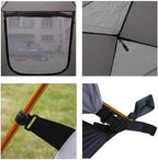 Camping Tent, Outdoor Double Layer Waterproof Sunscreen 2-3 Person Tent, Family Tent, Backpack Tent,Blue
