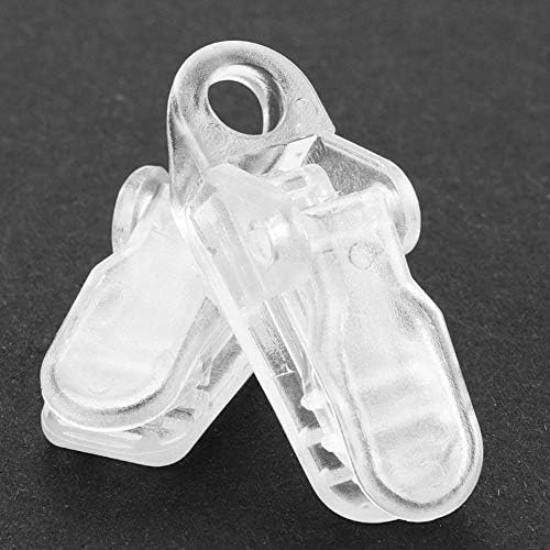 Tent Clips, 20Pcs Alligator Mouth Tarp Clamps Heavy Duty Plastic Fasteners for Camping Tarps Awnings Canopies and Outdoor Gear Accessories