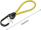 Tent Cords - Short Outdoor Elastic Camping Tarp Rope - Travel Straps for Climbing, Survival, Backpacking, Lightweight Cord for Canopy