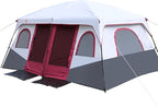 Large Tent Camping Tent 8-12 Person Family Tent 2 Bedroom,Festival Party Essential Big Tent Shelters Waterproof Tent, 4800mm-430x305x203cm