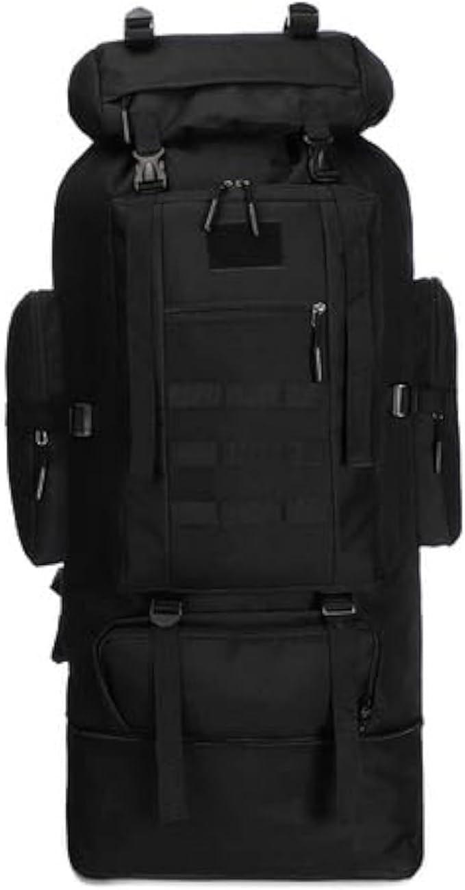 100L Hiking Backpack Men Large Waterproof Camping Backpack Lightweight Packable Backpacking Backpack Daypack Military Rucksack for Men Travel Climbing Outdoor Sports