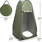 Camping Tent,Shower Tent, Pop Up Shower Tent Instant Portable Outdoor Privacy Tent, Camp Toilet, Changing Room, Rain Shelter with Window – for Camping and Beach