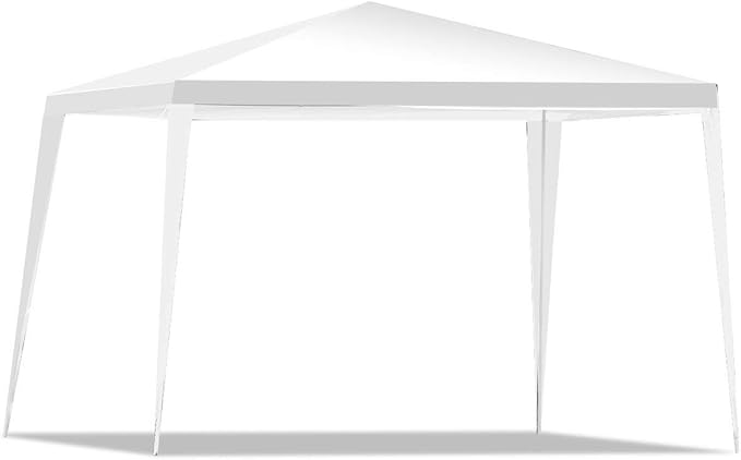 Tangkula 10 x 10Ft Outdoor Canopy Tent, Portable Wedding Party Event Tents for Party, Backyard, Outside