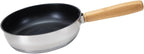 KingCamp 8" Frying Pan Skillet 304 Stainless Steel Nonstick Cookware, Detachable Bamboo Handle with Tote Bag - Use On Open Flame, Charcoal, Wood, Stove or Induction Cooker