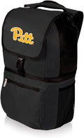 PICNIC TIME NCAA Pittsburgh Panthers Zuma Backpack Cooler - Soft Cooler Backpack - Lunch Cooler, (Black)