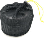 Camping Cookware Bowls Camping Cookware Set Camping Pot Outdoor Pan Outdoor Cooking Tableware with Foldable Handles Mesh Sack Survival Gear