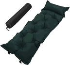 Self-Inflating Camping Mattress Military Green 185x60x2.5cm Portable Inflatable Sleeping Pad Lightweight Outdoor Camping Gear
