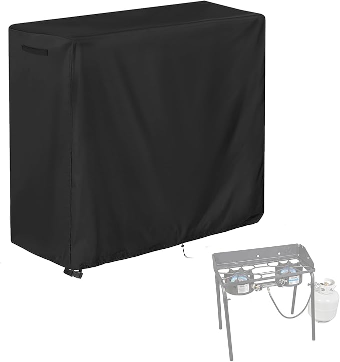2 Burner Stove Cover Fit for Camp Chef EX60LW Explorer, Outdoor Camping Stoves Covers Propane Gas Stove Cover, for Camp Paito RV -(34x14x29 inch)