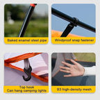 3/6/8 Person Camping Tent,Outdoor Sports Backpacking Tents,Tent Waterproof Instant Easy Setup Family Tent