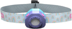 Ledlenser KIDLED4R Kids Purple LED Headlamp - Tri-Color Light with Flash Modes for Hiking Gear, Colorful Signal, Reading & Light Toys