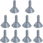 10Pcs Tent Poles Tips Tarp Poles Tip Covers Versatile Protector Lightning Cap for Camping Backpacking Awning Outdoor Sports