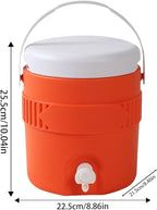 Sports Cooler Water Beverage Dispenser, 3.8L Insulated Drink Cooler Dispenser with Spout, Portable Water Jugs for Outdoor Events, Camping, Party, Sports