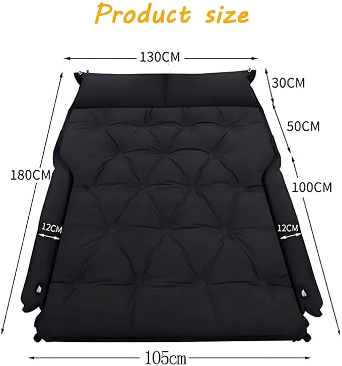 Car Inflatable Mattress for Tahoe GMC Yukon 2015-2020,Folding Air Bed Cushion Outdoor Camping Travel Portable Sleeping Pad Car Accessories,E