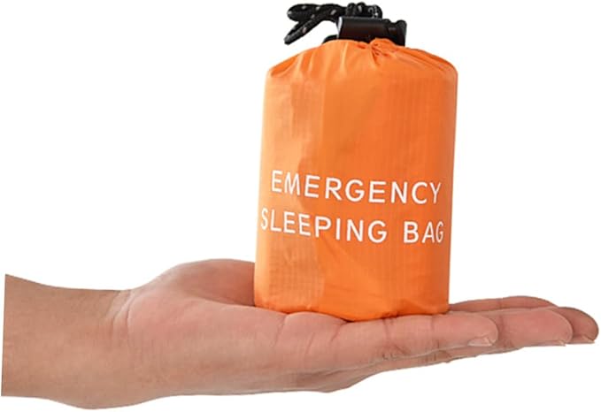 POPETPOP Camping Sleeping Pads Portable Bed Bag Emergency Blankets Pe Aluminum Film Tent Mat Insulation Sleeping Bag
