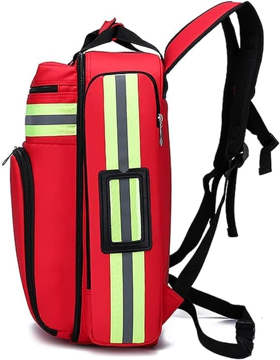Empty First Aid Backpack Camping Emergency, Medical Bag Responder Storage Survival Trauma for Hiking(A02)