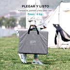 EF ECOFLOW 110W Portable Solar Panel, Foldable with Carry Case, High 23% Efficiency, IP68 Water & Dustproof Design for Camping, RVs, or Backyard Use