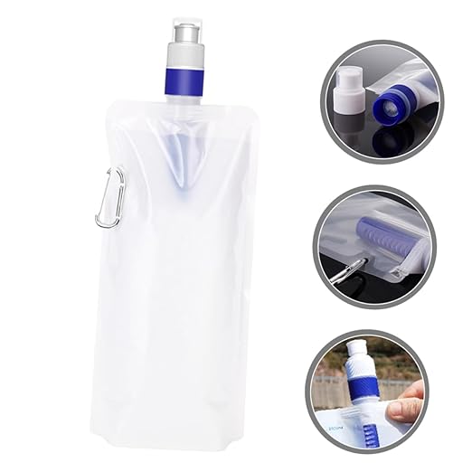 YARNOW 1pc Folding Outdoor Water Filter Bag Portable Water Pouch for Camping Hiking and Climbing Leak Design for Convenient Storage