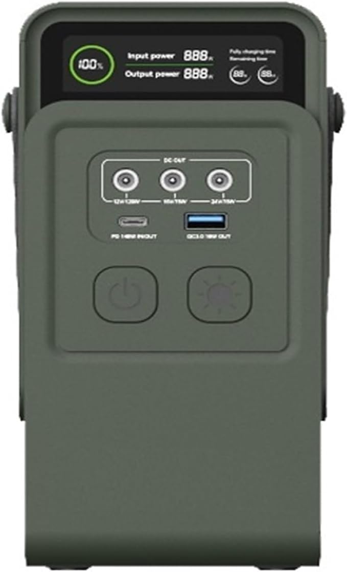 Power Station, AP200L 200W Portable Power Bank 192Wh Solar Generator Camping Station with LED Light,for Outdoor Camping Home
