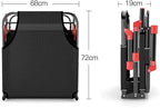 Camping Cot Bed Non-Slip Foot Pad Folding Camping Cot, Heavy Duty Collapsible Foldable Bed for Kids Adults with Non-Slip Foot Mat Comfortable for Outdoor&Indoor