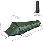 Lustar Ultralight Tent Backpacking Tent Outdoor Camping Sleeping Bag Tent Lightweight Single Person Tent