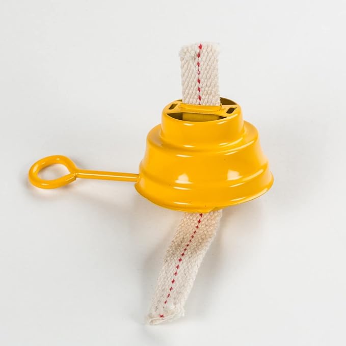 Feuerhand Outdoor Kerosene Fuel Lantern, German Made Weather Resistant Baby Special 276 Galvanized Hurricane Lamp for Camping or Patio, 10 Inches, Yellow