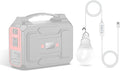 Apowking Bulbs R100 Power Bank Station, R100 Power Bank Power Station Generator Led Light Portable Emergency Lighting, Easy to use