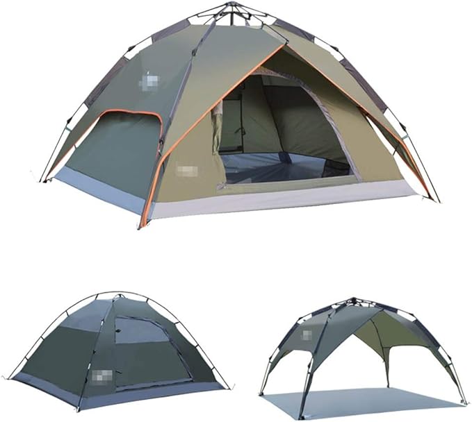 GeRRiT Tent Fully Automatic Hydraulic Outdoor Tent 2 People Rainproof Wild Camping Mountaineering Riding Family Double Tent Waterproof Tents Camping Tents Small awnings Backpacking Tents Beach Tents