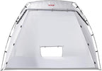 VEVOR Portable Paint Booth, Larger Spray Tent with Built-in Floor & Mesh Screen Windproof Hooks for Furniture DIY Hobby Tool, 7.5x5.2x5.2ft Spray Paint Shelter