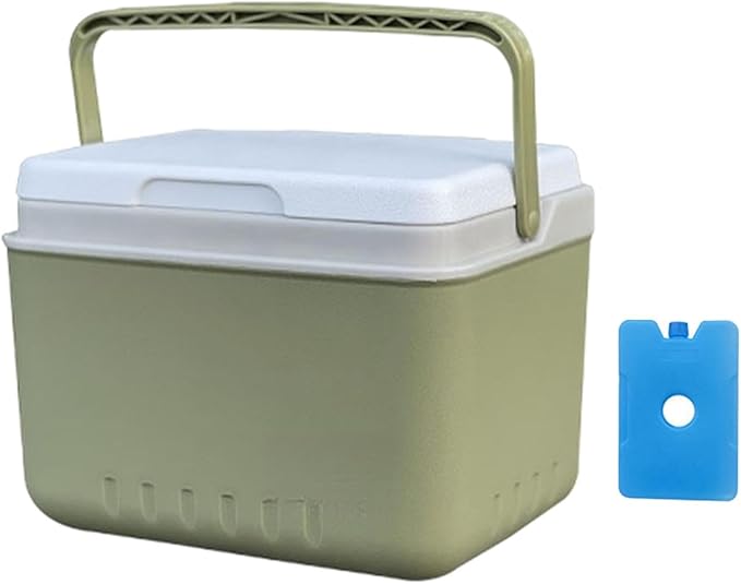 MYCENSE Insulated Ice Cooler, Portable Storage Case Drink Bucket, Versatile Fridge Hard Ice Chest Box for Camping Picnic Beach BBQ Tailgating Fishing
