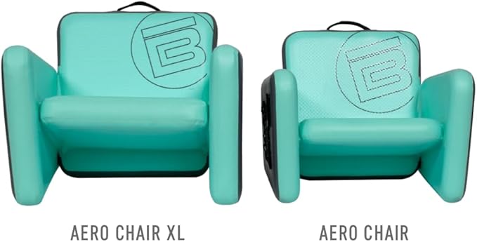 BOTE Aero Inflatable Beach Camping Chair Folding Air Chair for Adults Ultra Lightweight Blow Up Single or Multi Pack Options Travel Family Friendly Multiple Colors